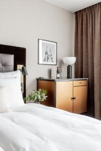 Clarion Hotel Sundsvall客房内的一张或多张床位