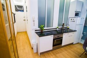 A kitchen or kitchenette at Piso VIP Anton Martin. Madrid Centro.