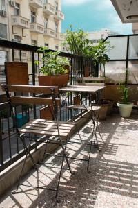 Balkón alebo terasa v ubytovaní Aristotelous Square Apartment