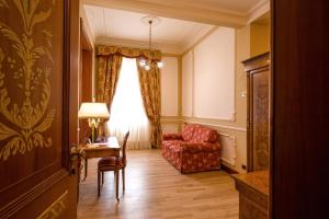 Istumisnurk majutusasutuses Grand Hotel Wagner