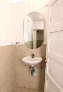 A bathroom at Casa el Muelle