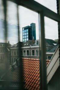 a view of a building from a window at In de Brouwerij in Leeuwarden