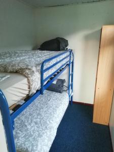 Bunk bed o mga bunk bed sa kuwarto sa Groenhof