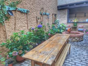 Vonkajšia záhrada v ubytovaní Albergue El Encanto