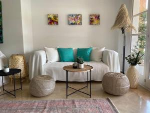Гостиная зона в Beach Apartment Montemar No.1 - perfect ocean view