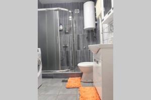 Koupelna v ubytování Milmar apartman