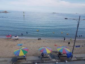 海景或在度假屋看到的海景