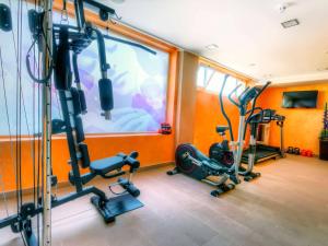 a room that has a lot of equipment in it at Hotel Servigroup Galua in La Manga del Mar Menor