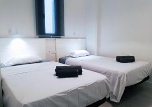 En eller flere senge i et værelse på Panorama Beach - Apartamento Brisa del Mar