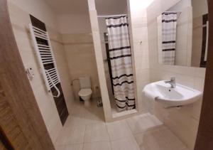 Bilik mandi di Hotel Gól Prostějov