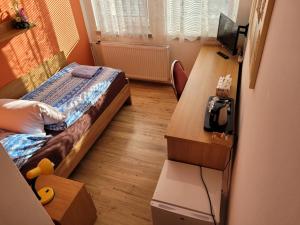 Katil atau katil-katil dalam bilik di Hotel Gól Prostějov