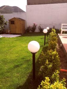 A garden outside La Dimora