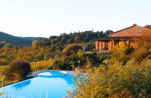 Agriturismo Il Serraglio内部或周边的泳池
