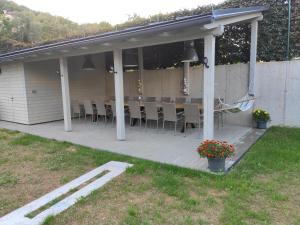 Ein Garten an der Unterkunft Ubytovanie na Frantšachte