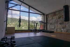 Fitness centrum a/nebo fitness zařízení v ubytování Leiras do Seixo - Casa dos Tinos