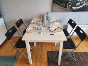 En restaurant eller et spisested på Fantastic and high standard apartment in Nordseter
