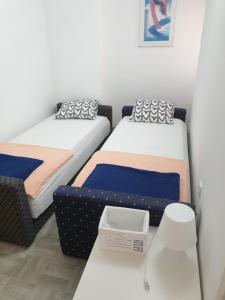 Postel nebo postele na pokoji v ubytování Miris lavande