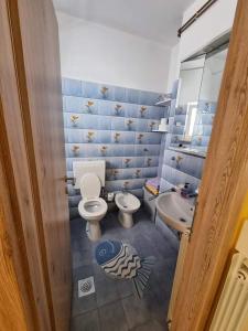 Koupelna v ubytování Apartment Kalin