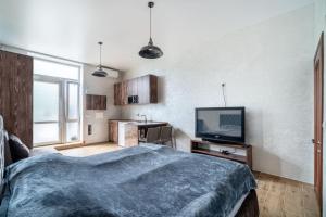 TV a/nebo společenská místnost v ubytování Boomerang apart-apart hotel