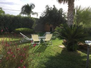 A garden outside Birgi holiday home
