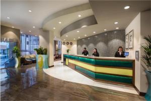 
The lobby or reception area at Savoy Central Hotel Apartments
