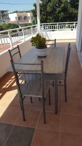 Balkón alebo terasa v ubytovaní Theti Apartment