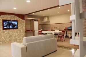 Nhà bếp/bếp nhỏ tại La Casa del Fico villa con piscina