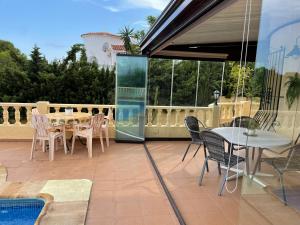 Balkon lub taras w obiekcie Villa Alexandra Calpe