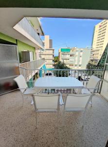 Balkón alebo terasa v ubytovaní Precioso apartamento en la playa de Bellreguard
