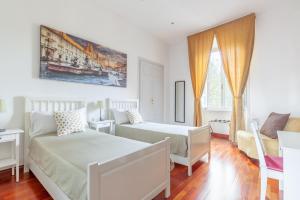 Katil atau katil-katil dalam bilik di Leonardo Suite Navona