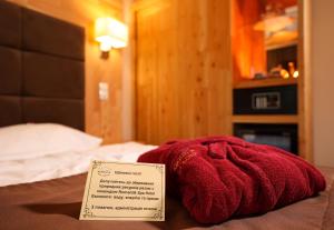 Postel nebo postele na pokoji v ubytování Romantik Spa Hotel