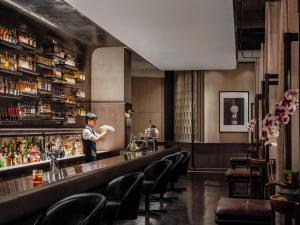 Lounge nebo bar v ubytování CHAO Sanlitun Beijing