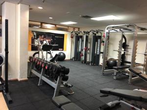 Fitness centrum a/nebo fitness zařízení v ubytování Albir Garden Resort