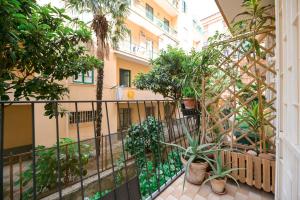 A garden outside Living Salerno B&b