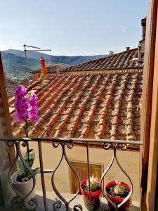 A balcony or terrace at IL TROTTAPIANO HOME