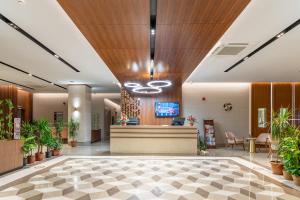 The lobby or reception area at ARTES HOTEL