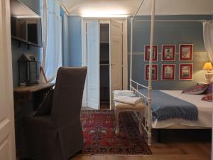 Postel nebo postele na pokoji v ubytování Ettore Manni B&B