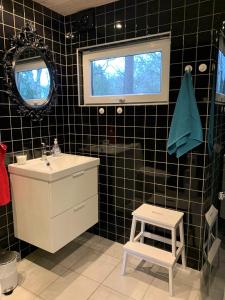 Phòng tắm tại Skogshöjda