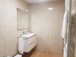 Vonios kambarys apgyvendinimo įstaigoje Basaula Berri alojamiento rural