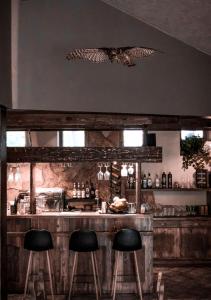 Lounge nebo bar v ubytování Vanaga Ligzda