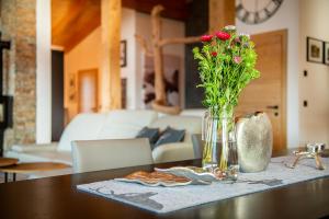 Posezení v ubytování Skyberg Chalet