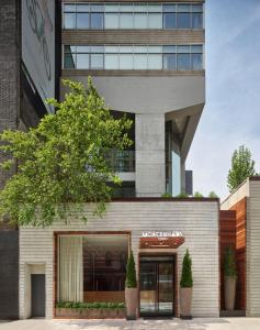 a view of the front of a building at ModernHaus SoHo in New York