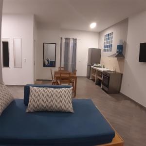 A kitchen or kitchenette at Dimitra apartments koroni
