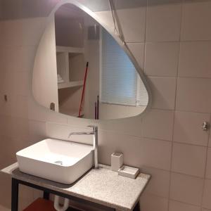 A bathroom at Dimitra apartments koroni