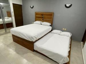 Postel nebo postele na pokoji v ubytování Casa con alberca en el centro de Puerto Progreso
