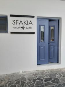Certifikát, ocenenie alebo iný dokument vystavený v ubytovaní Sfakia Seaside luxury Suites