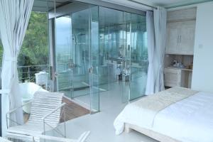 Llit o llits en una habitació de Sky Pavilion
