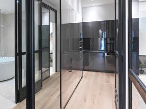 A bathroom at 5 star lux suite in Kolonaki.