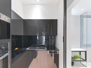 A kitchen or kitchenette at 5 star lux suite in Kolonaki.