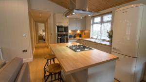 Nhà bếp/bếp nhỏ tại Llyn Conwy Lodge +11 ảnh
